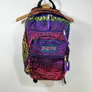 jansport backpacks blue zebra SuperBreak Plus Fully padded back panel Student Backpack Jansport Animal Print