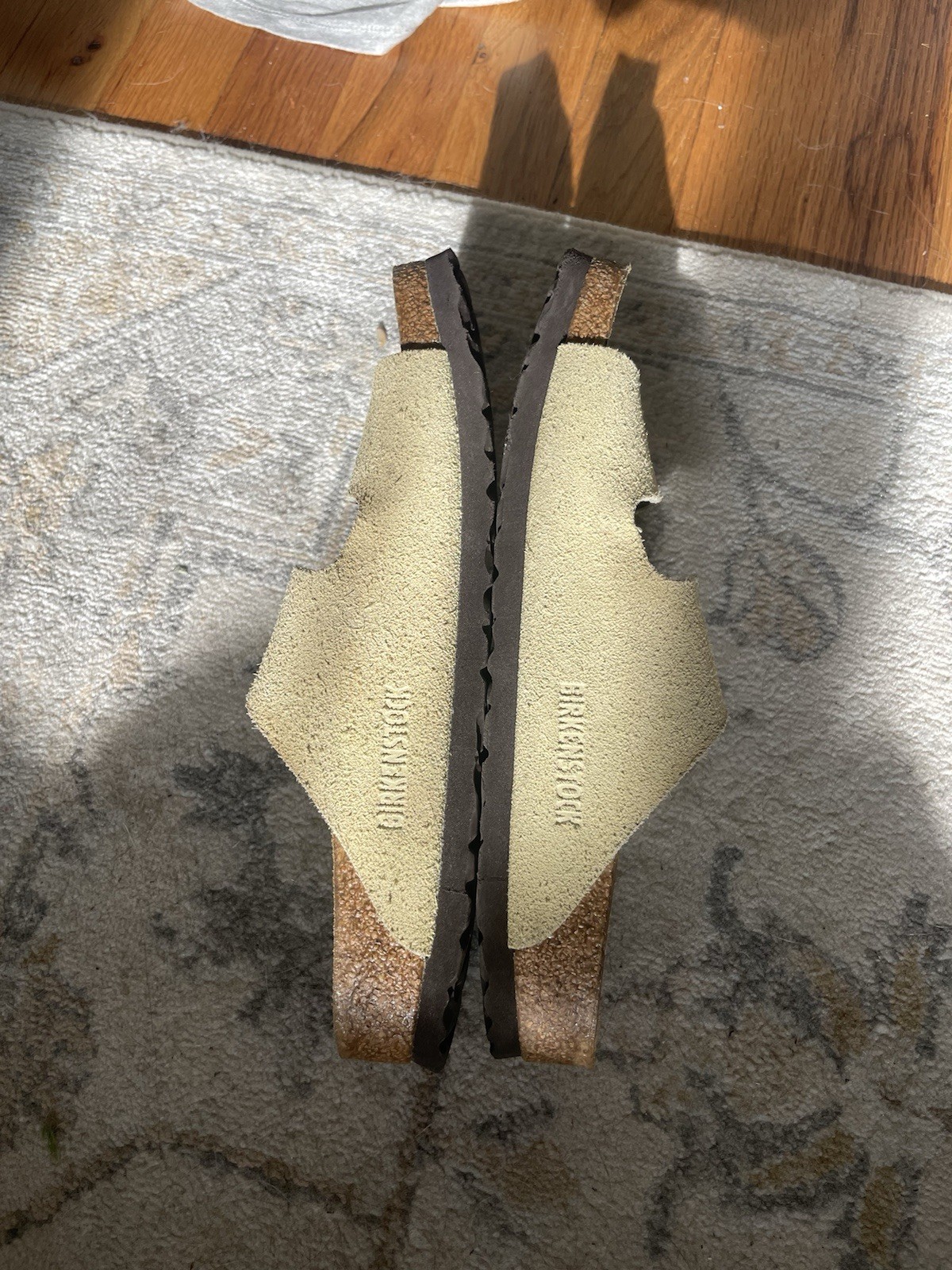 Birkenstocks Arizona Suede Leather Sandles Pistachio Women's Sz 8