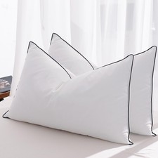 Hotel Collection Pillows King, 2 Pack, Feather Down Fill, White
