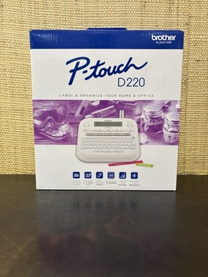 Brother P Touch PT-D220 Label Maker NIB 14 Fonts 25 Templates 99 Frames
