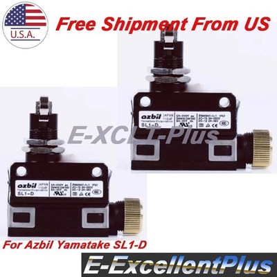 2PCS Limit Micro CNC Travel Switch For Azbil Yamatake SL1-D SL1D EN60947-5-1 USA