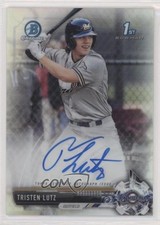 2017 Bowman Draft Chrome Pick Refractor /499 Tristen Lutz #CDA-TL Auto vu6