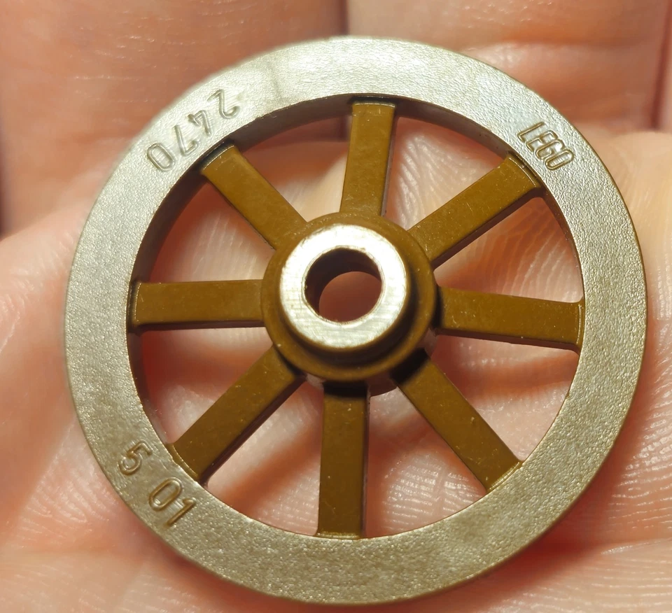 LEGO MARRÓN CAJA BARRILES WESTERN WAGON RUEDAS VALLAS NEGRO Y MARRÓN Foto 4 de 4