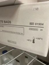 Beckman Coulter Access Waste Bags 81904 NEW 20/Box