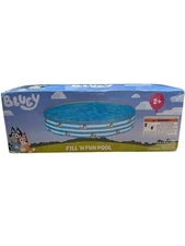 Bluey Fill 'N Fun Kids Play Pool, 60 in x 10 in NEW In BOX.