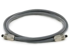 Monoprice S/PDIF Optical Audio Cable 6ft Metal Connectors Mesh Jacket
