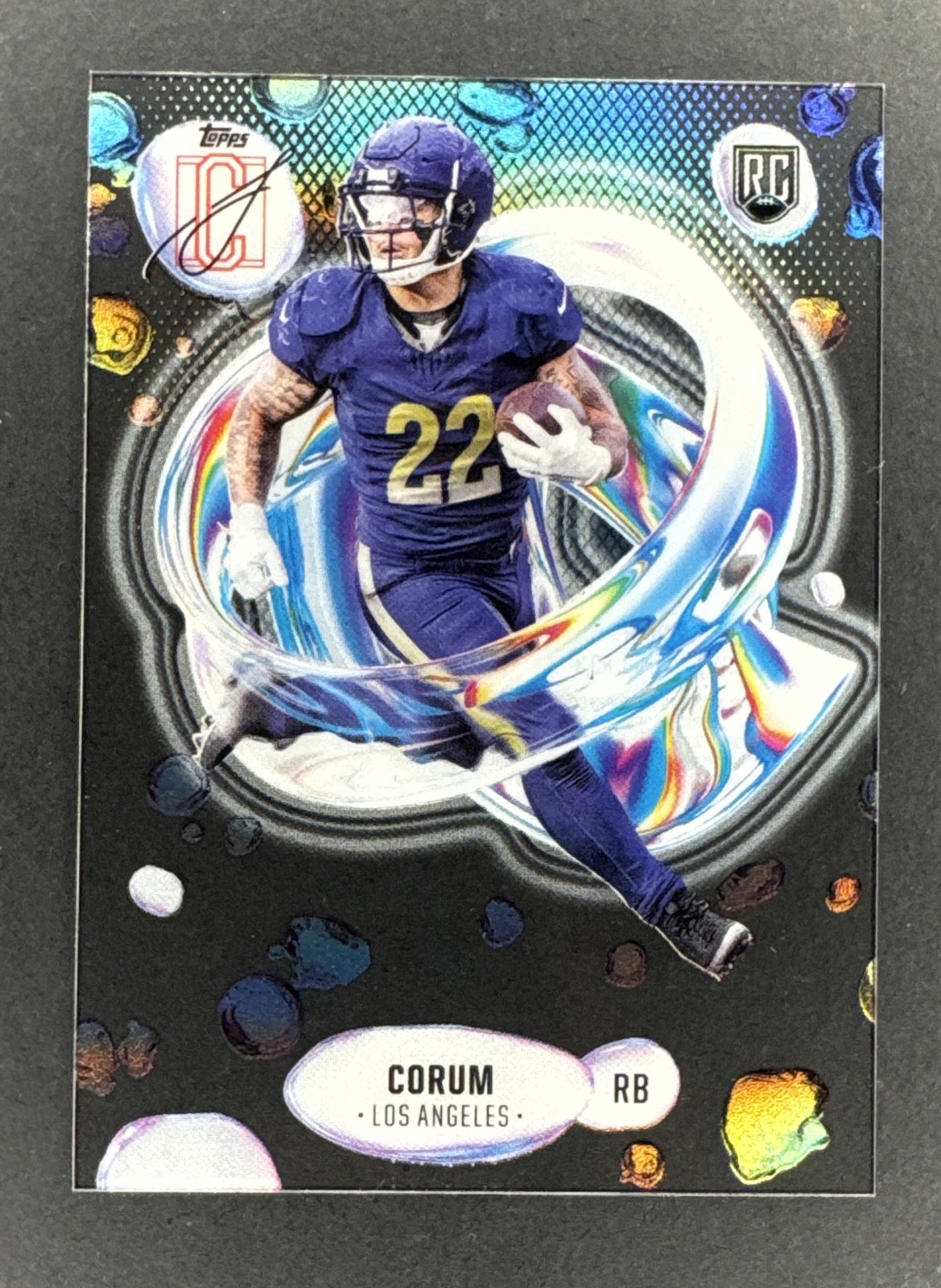 Blake Corum Topps Signature Class Fluidity #F15 Base