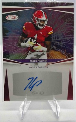 2025 SAGE HIT Kaden Prather #A-KP Auto Red