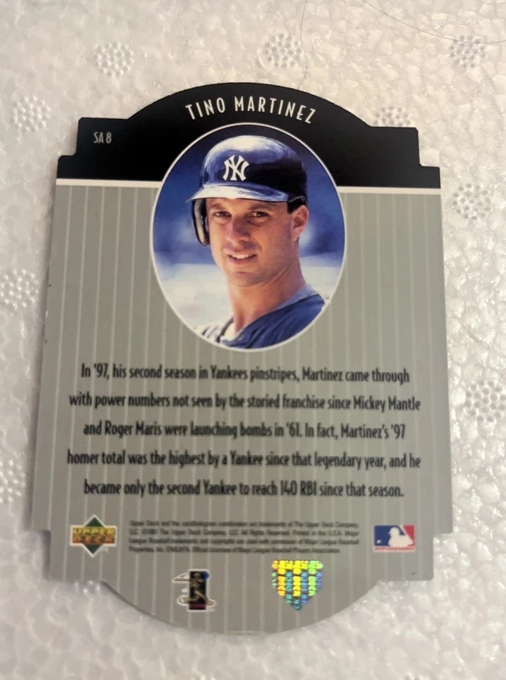 1997 Upper Deck - Star Attractions Tino Martinez #SA8 - Image 2 of 3