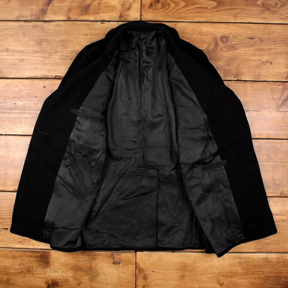 Vintage Pembroke, Inc Military Coat M 70s Peacoat Sailor Blue - Image 3 of 4