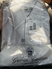 Defense Logistics Agency Men's Long Sleeve 16 34/35 White Shirt