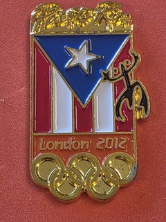 2012 London Olympic Pin NOC Team Pin Puerto Rico