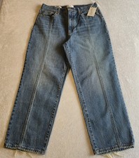 Universal Thread Women's Jeans Vintage Straight Medium Wash Denim Stretch