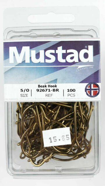 Hameçon Forgé Mustad 92671 #3/0 8Ct Bronze