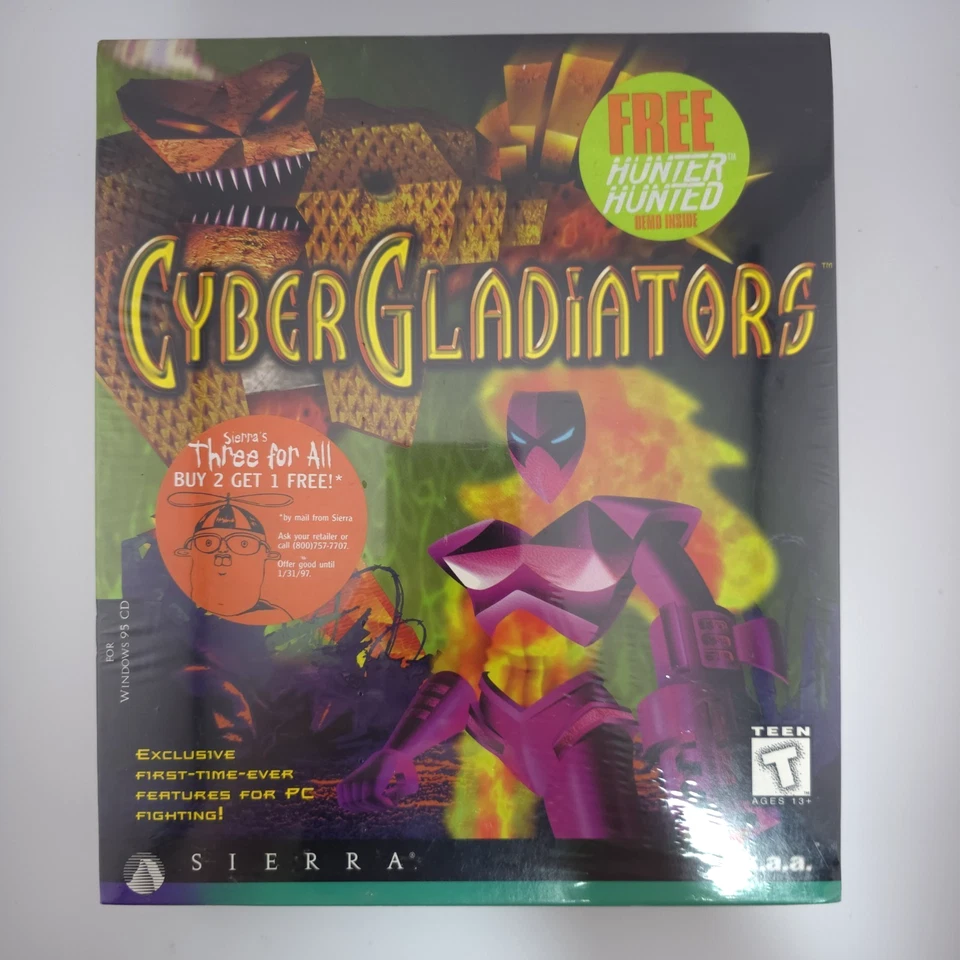 CyberGladiators, 1996, Big Box, New & Sealed - Image 2 of 4