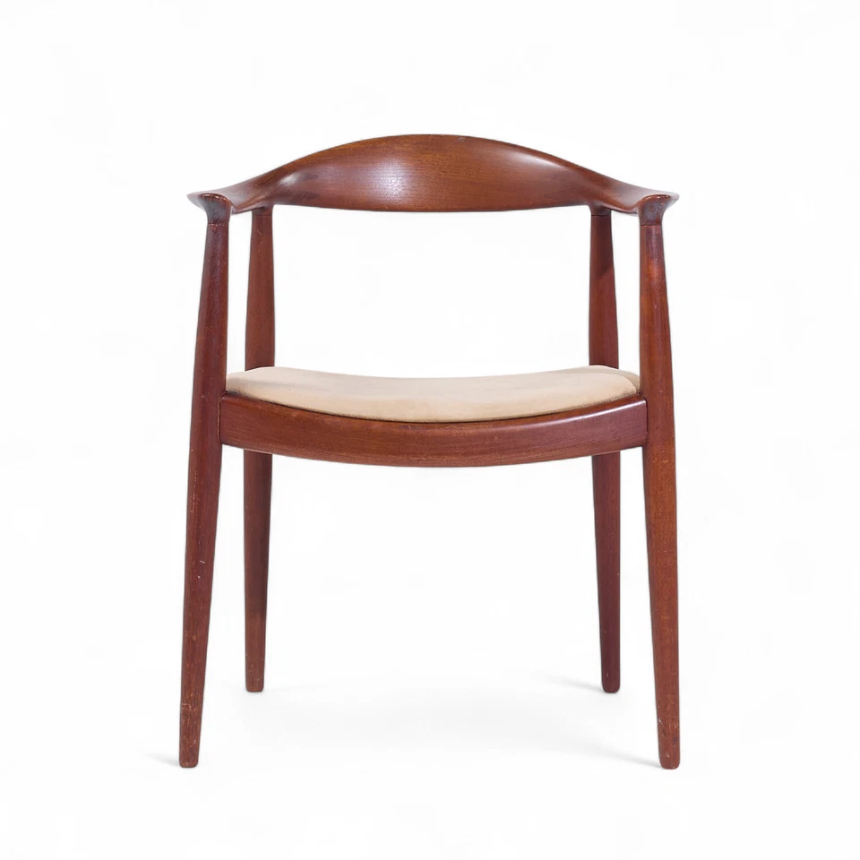 Hans Wegner para Johannes Hansen Danés Teca La Silla Foto 2 de 4