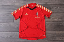 CAMISETA AC MILAN 2010 2011 ADIDAS FORMOTION CAMISETA DE ENTRENAMIENTO PRE PARTIDO PARA HOMBRE MEDIANA