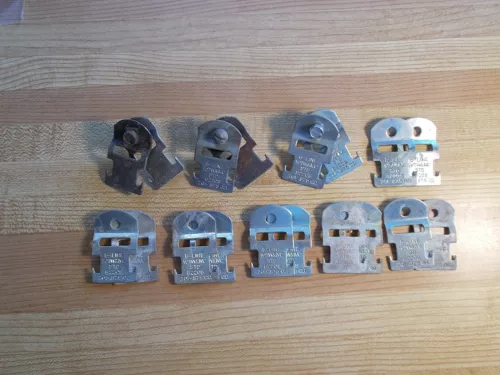 B-Line 1/2" TW IMC STD B2208 701-875OD Conduit Clamps, Lot of 9 Sets *FREE SHIP*