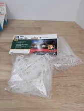 75 "Lites up" ALL IN ONE CLIPS PLUS HOLIDAY LIGHT HANGERS ROOF OR GUTTER