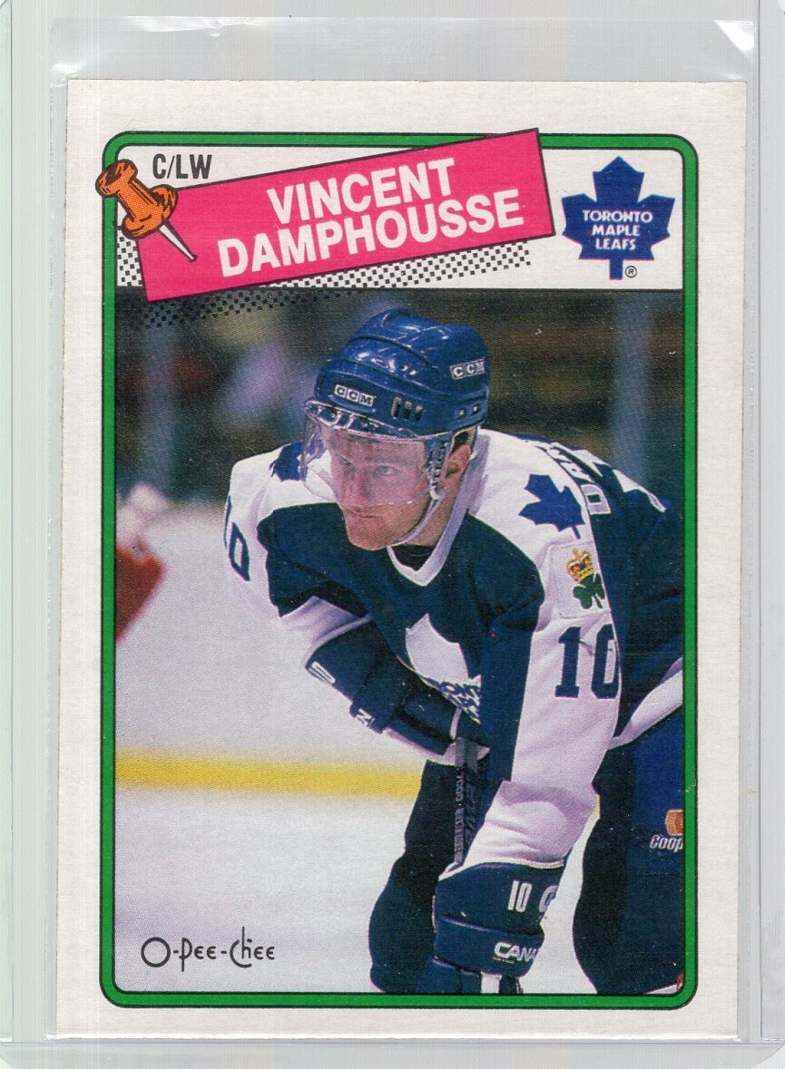 1988-89 O-Pee-Chee Vincent Damphousse #207