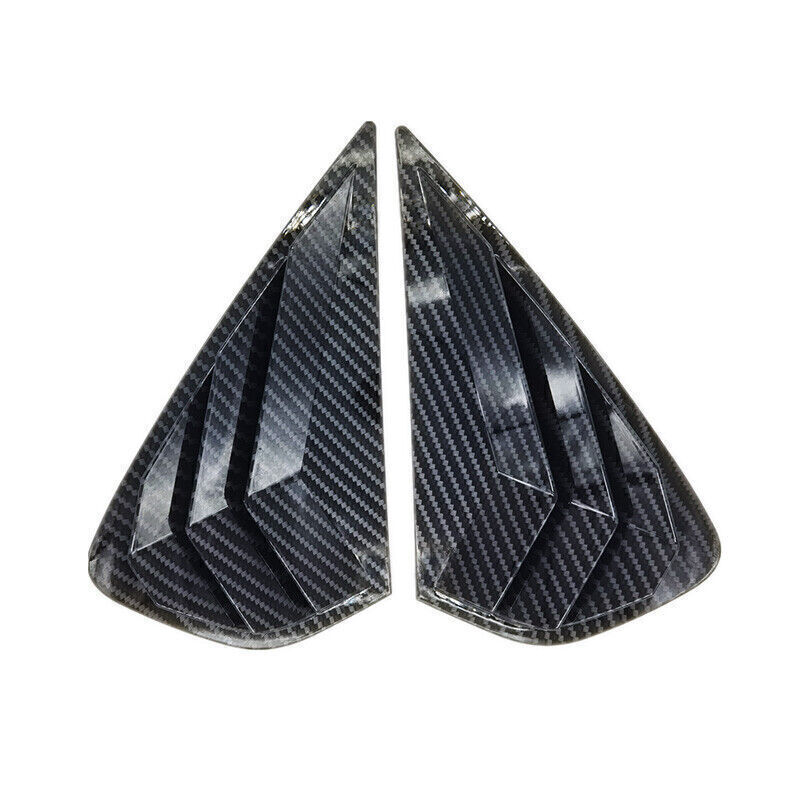 For Kia Forte K3 Carbon Fiber Side Vent Window Scoop Louver Cover 2019-2024 2pcs