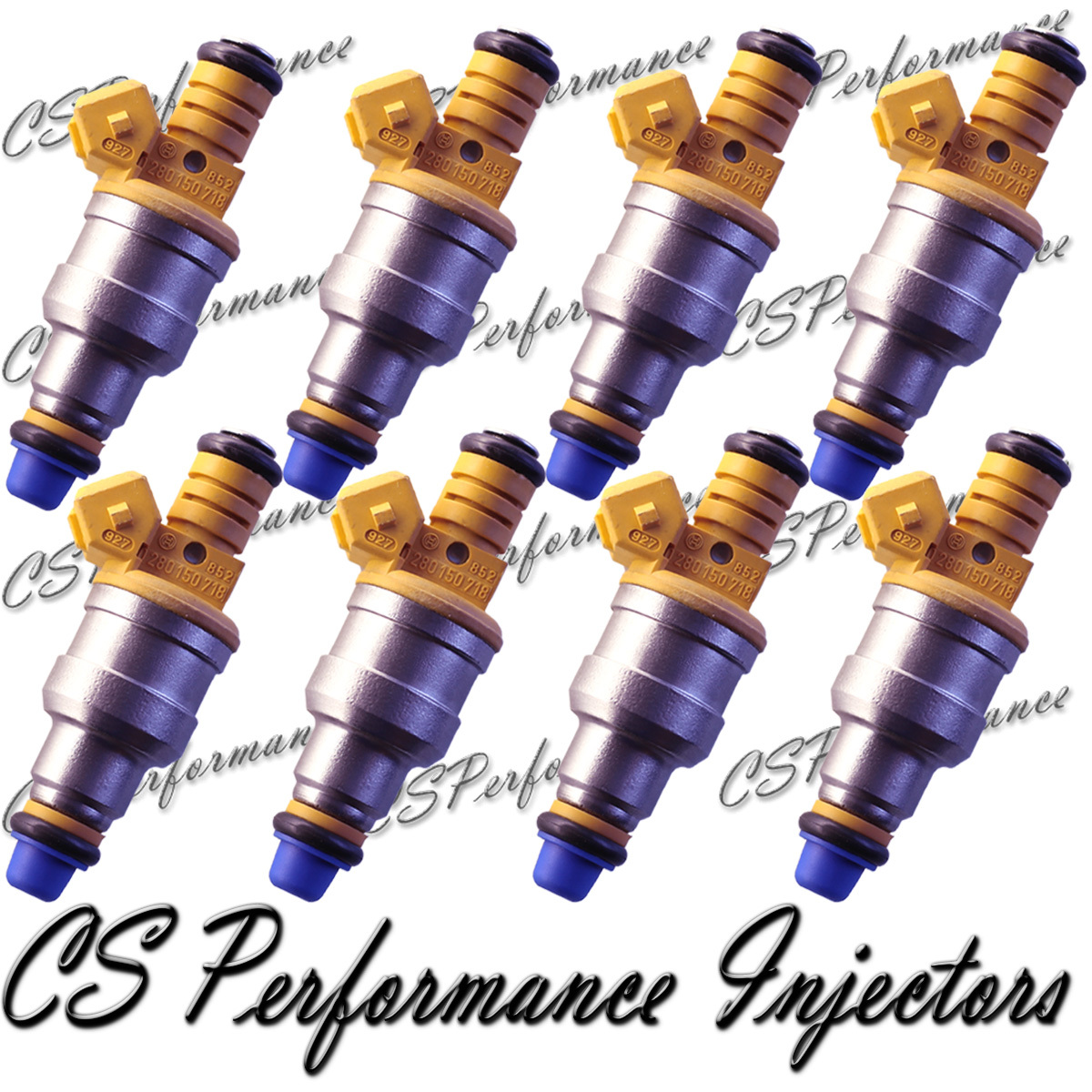 OEM Bosch Fuel Injectors Set 8 0280150718 for 1985-1997 Ford 5.8L 5.0L V8