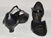 Black Leather Girls Ladies Ballroom Latin Dance Shoes Jessica Black Leather Girls Ladies Ballroom Latin Dance Shoes Jessica