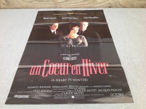 1993 Un Coeur En Hiver Original Movie House Full Sheet Poster