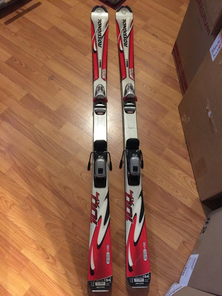 スキー Rossignol 100xpi easy drive-c 154cm 154 cm 14m Rossignol 100 XPI Skis w/ Bindings 3-9 Made-in-Spain