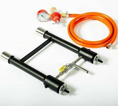 DEVIL FORGE 2 verbundene DFP Gasbrenner Schmelzofen Schmiedeofen Gasofen Propangas