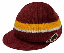 Outerstuff Youth Washington Redskins Knit Beanie Hat with Visor