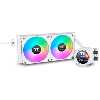 Thermaltake TH280 V2 Ultra EX ARGB Sync AIO Liquid Cooler - Snow Edition