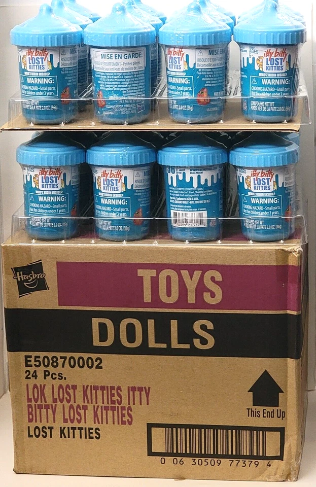 Juguete misterioso ciego Itty Bitty Lost Kitties Hasbro 2018, 5 años + (1 estuche de 24) Foto 2 de 4