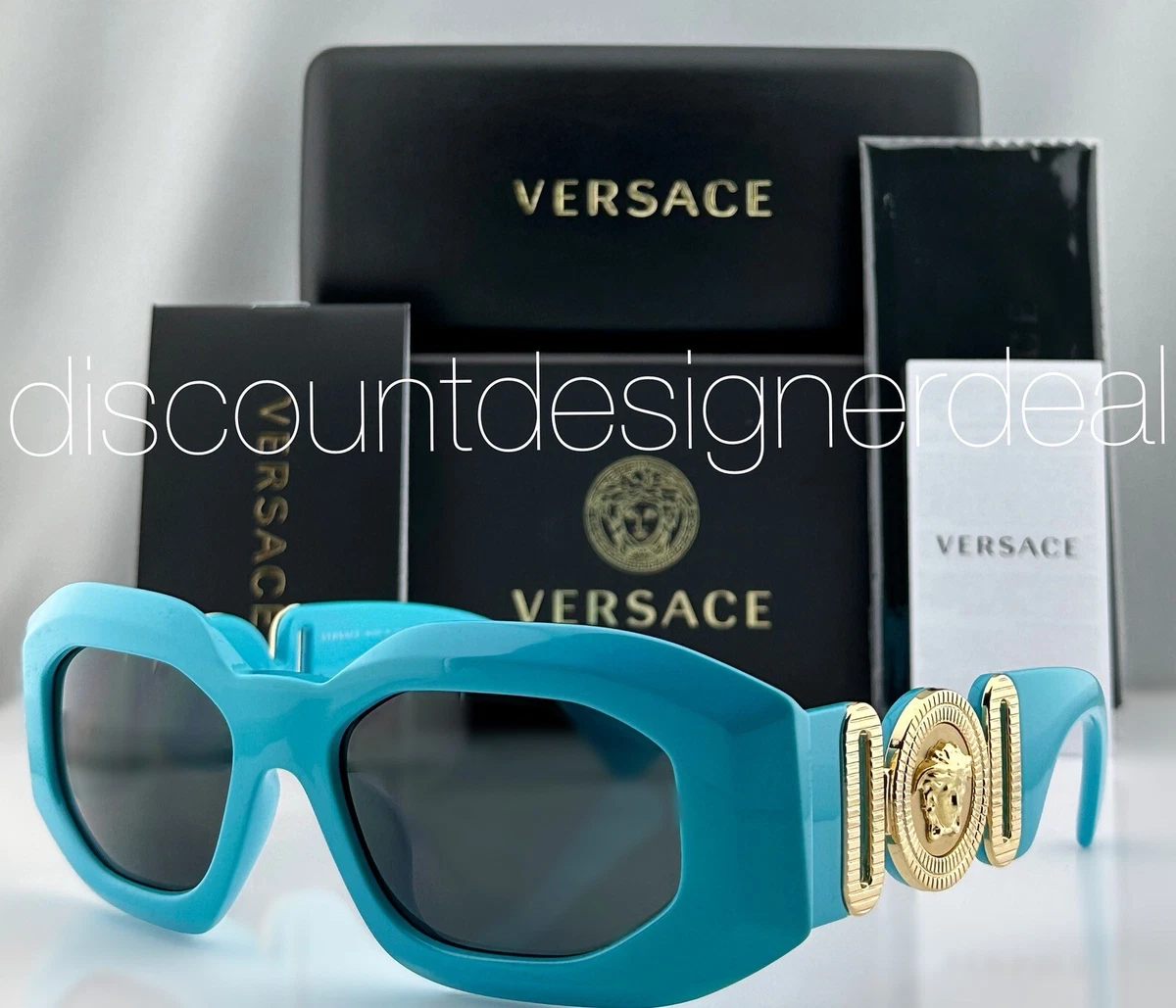 Versace Blue Sunglasses for Men for sale | eBay display picture 1