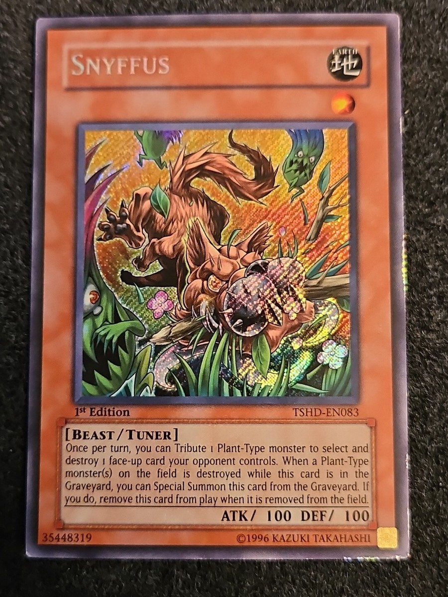 stfu yugioh card Yu-Gi-Oh! - Elemental Hero Absolute Zero - BLHR-EN065 - Ultra Rare - 1st Edition This is of the Super Rare rarity. SNYFFUS TSHD-EN083 1st Ed The