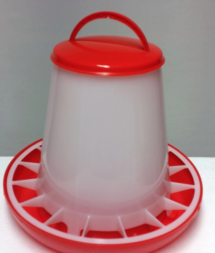 Futterspender für Geflügel 3 KG Plus Stülptränke 3 Ltr. NEU: ANTIBAKTERIELL - Bild 3 von 4