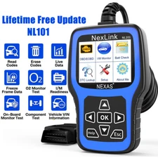 NEXAS OBD2 Scanner Diagnostic Tool Check Engine Light OBDII Function Live Data