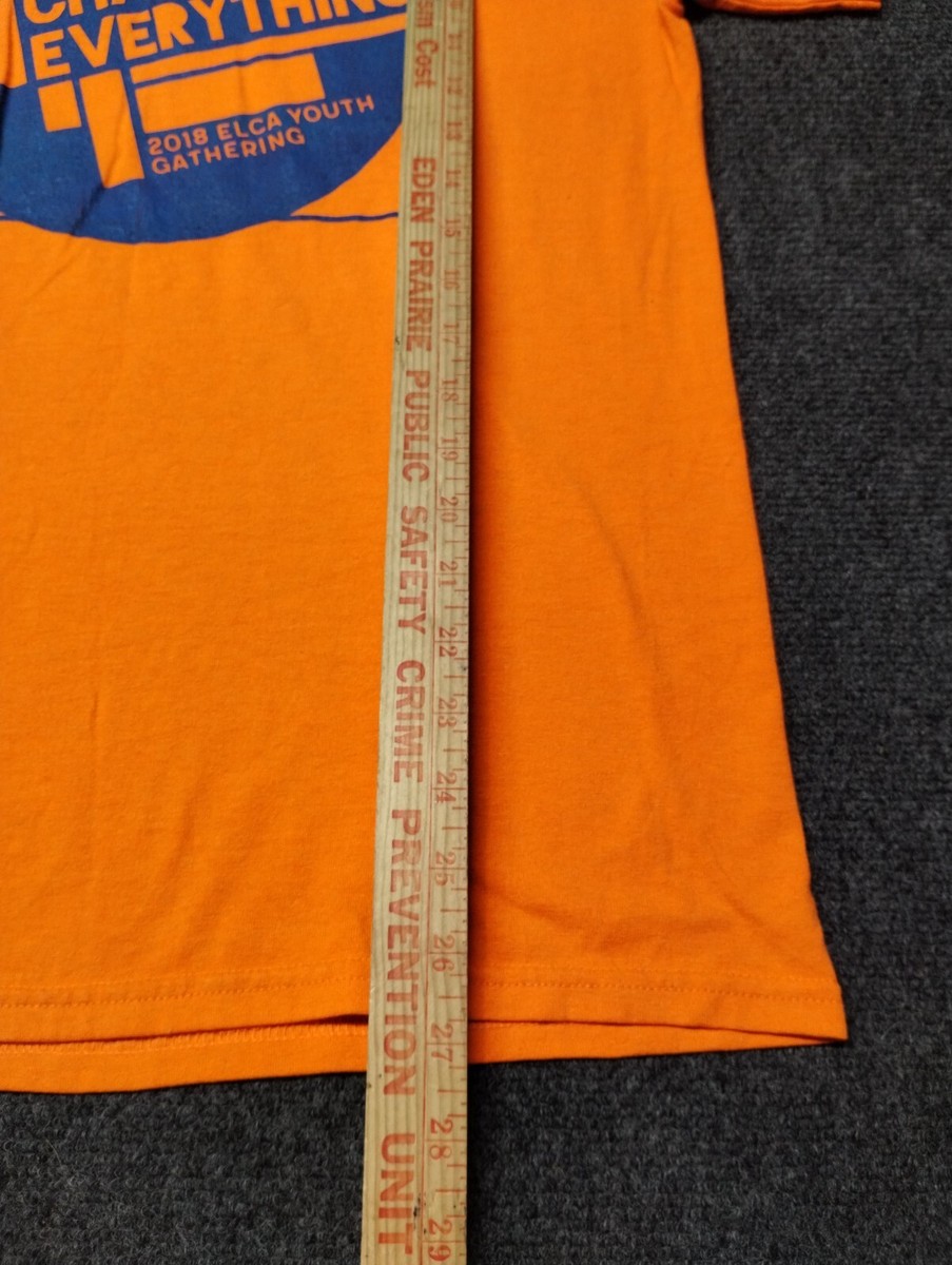 2018 ELCA Youth Gathering Houston Texas Church Shirt Adult Medium Orange View 5