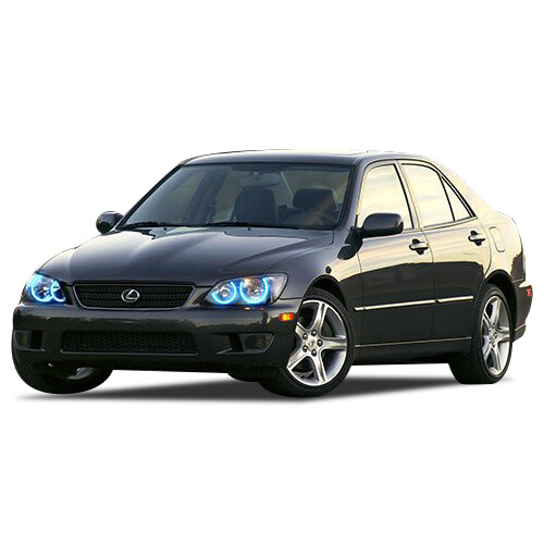 for Lexus is300 01-05 Blue LED Halo 