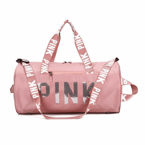 PINK Gym Duffle Bag Waterproof Large 