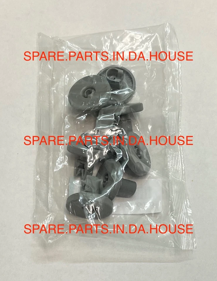 Kit de roda de rolo cesta inferior inferior para máquina de lavar louça AEG genuína F40760 911915612 - Imagem 3 de 4