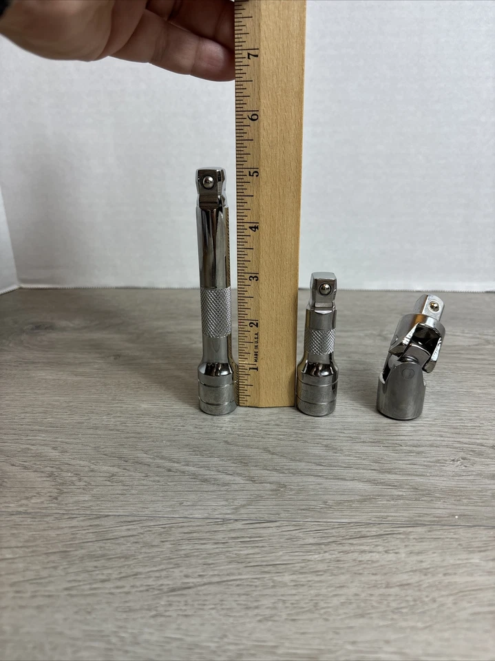 HUSKY SOCKET 5” And 3” Extensions - Universal Joint- 1/2" inch - Image 2 of 4