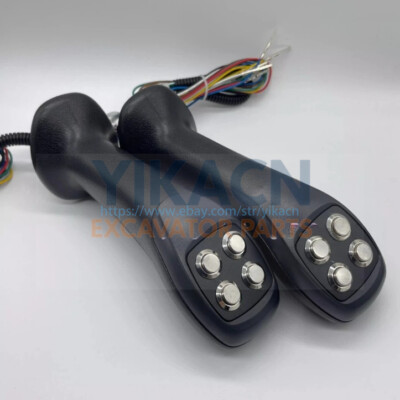 Excavator modified wood grabber metal 4-button joystick handle