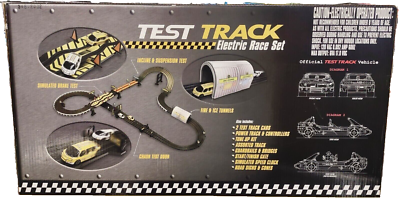 Disney Epcot TEST TRACK Electric HO Scale Slot Car Race Set New  