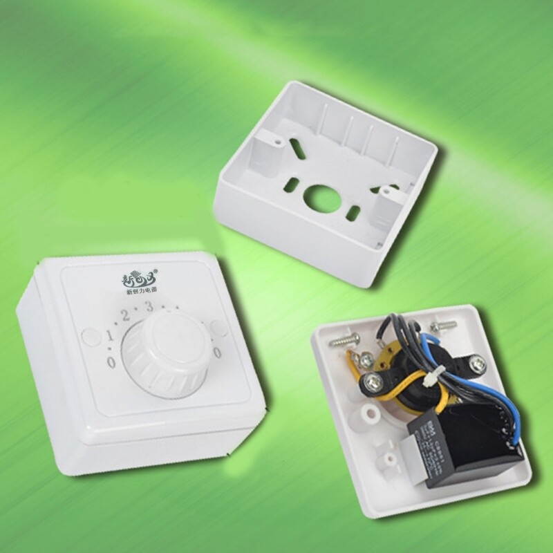 Electric Fan Rotary Switch 5 Gear Speed Controller Wall Mechanical