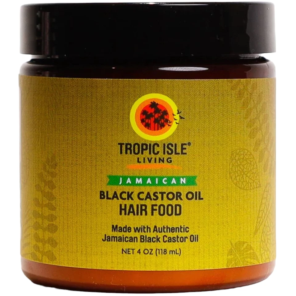 Черное касторовое масло TROPIC ISLE LIVING HAIR FOOD с разделенными концами для волос кожи 118 мл - Изображение 2 из 2