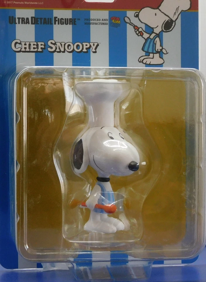 Figura Peanuts Snoopy Chef Medicom Ultra Detalle Nueva Difícil de Encontrar Foto 2 de 4