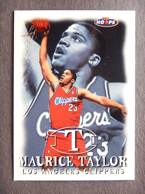 Maurice Taylor #81 NBA Hoops 1998 Basketball Card (Los Angeles Clippers) 