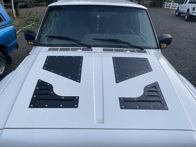 1984-2001 Jeep Cherokee XJ MJ Comanche Hood Vents Louvered Full