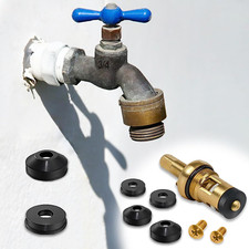 106 PCS Faucet Washer Assortment Kit with Assorted Flat Beveled Rubber Washers